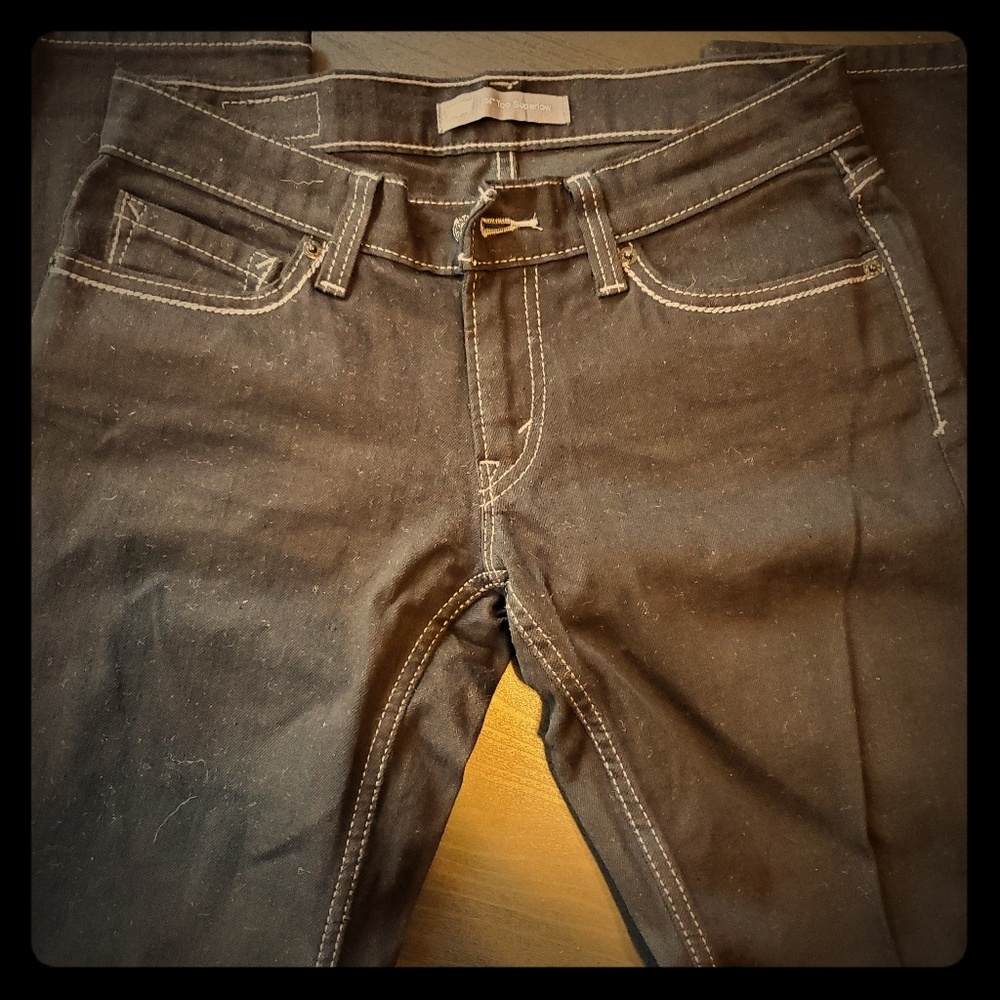Levi's Black 524 Too Superlow Jeans